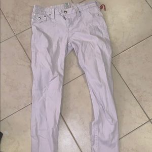 True Religion Serena Skinny Legging Lavender